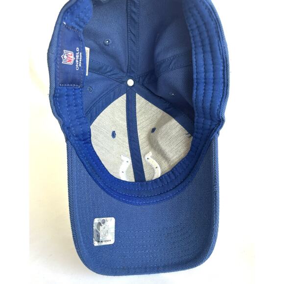 Indianapolis Colts NFL On Field Reebok Blue Cap Official NFL One Size - Picture 6 of 8